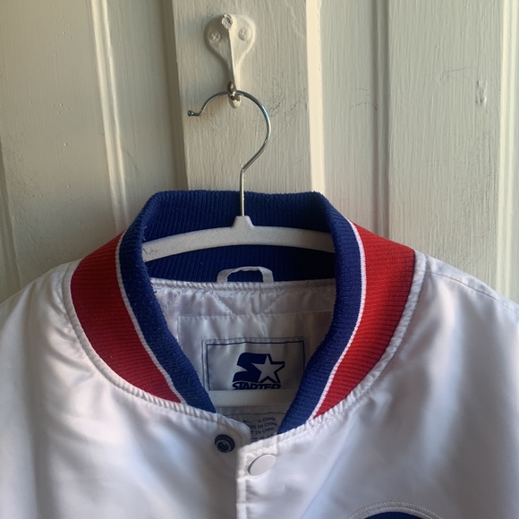 Ty Mopkins Detroit Pistons Starter Varsity Jacket - Picture 5 of 11